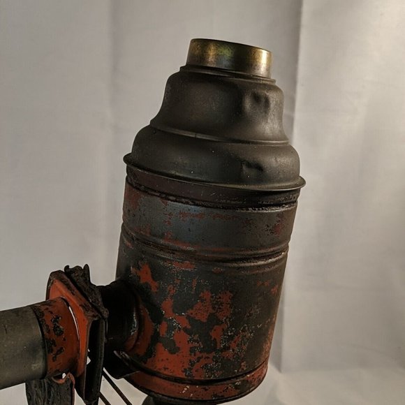 Antique German Magic Lantern Slide Projector 1890s 1880s 19th Century Oil Lamp - Picture 3 of 16
